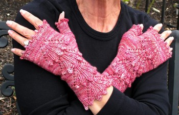 Fan-cy Fingerless Mitts