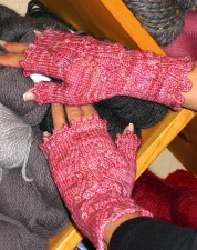 Fan-cy Fingerless Mitts