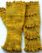 Fan-cy Fingerless Mitts